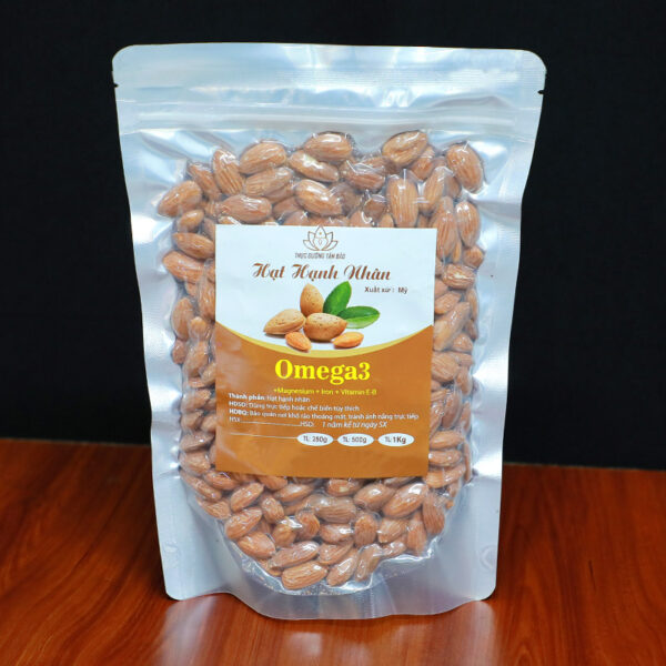 Hạt Hạnh Nhân Sống Tách Vỏ (500g)